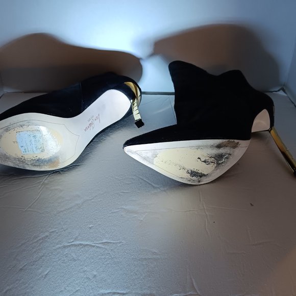 Sam Edelman BlK Suede/Fur front bootie sz:8.5M - Picture 7 of 9